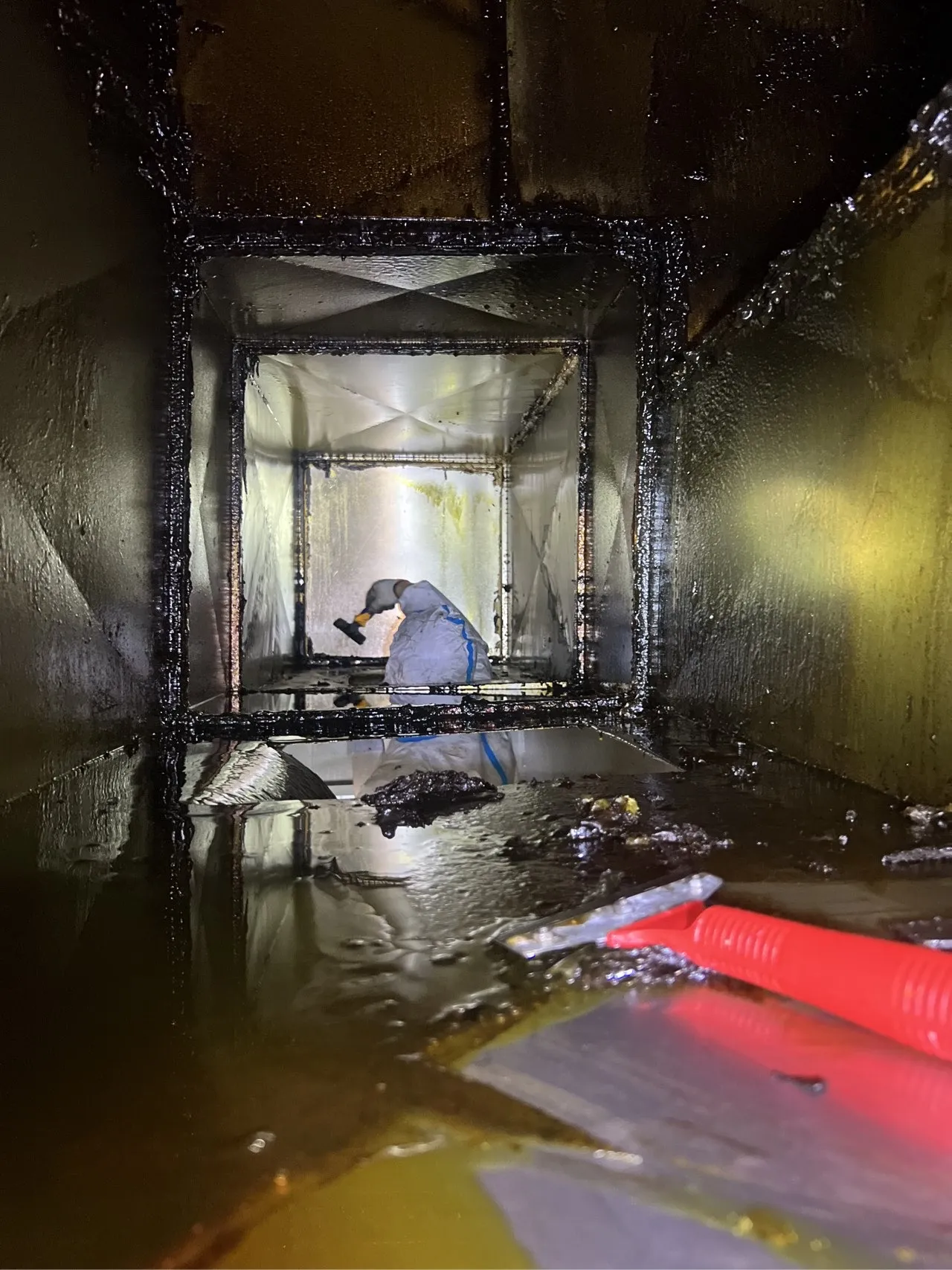 安阳烧烤店清洗实拍