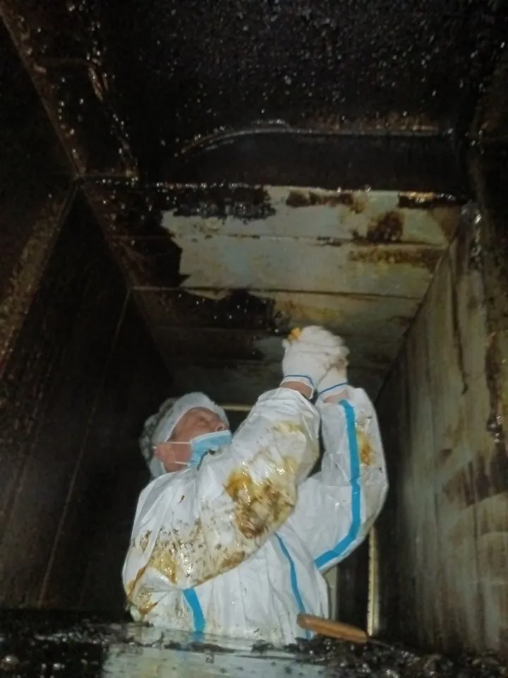 安阳烧烤店清洗实拍