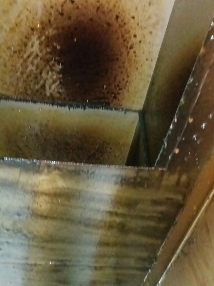 济源酒店油烟机清洗正确步骤 - 清洗前 - 郑州天得一国家一级资质团队作业实拍